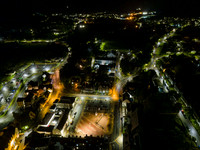 The bright lights of Portree.