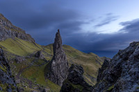 The Needle, photographed in the last gasp of nighttime, half an hour before sunrise.